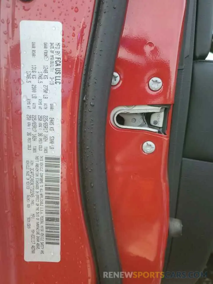 13 Photograph of a damaged car 3C4PDCAB3KT732245 DODGE JOURNEY 2019