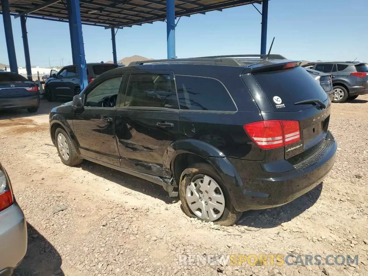 2 Photograph of a damaged car 3C4PDCAB6KT751081 DODGE JOURNEY 2019
