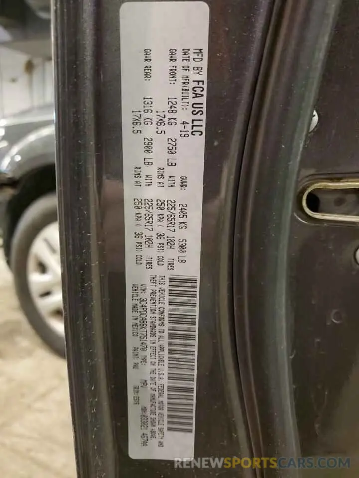 14 Photograph of a damaged car 3C4PDCAB6KT751470 DODGE JOURNEY 2019