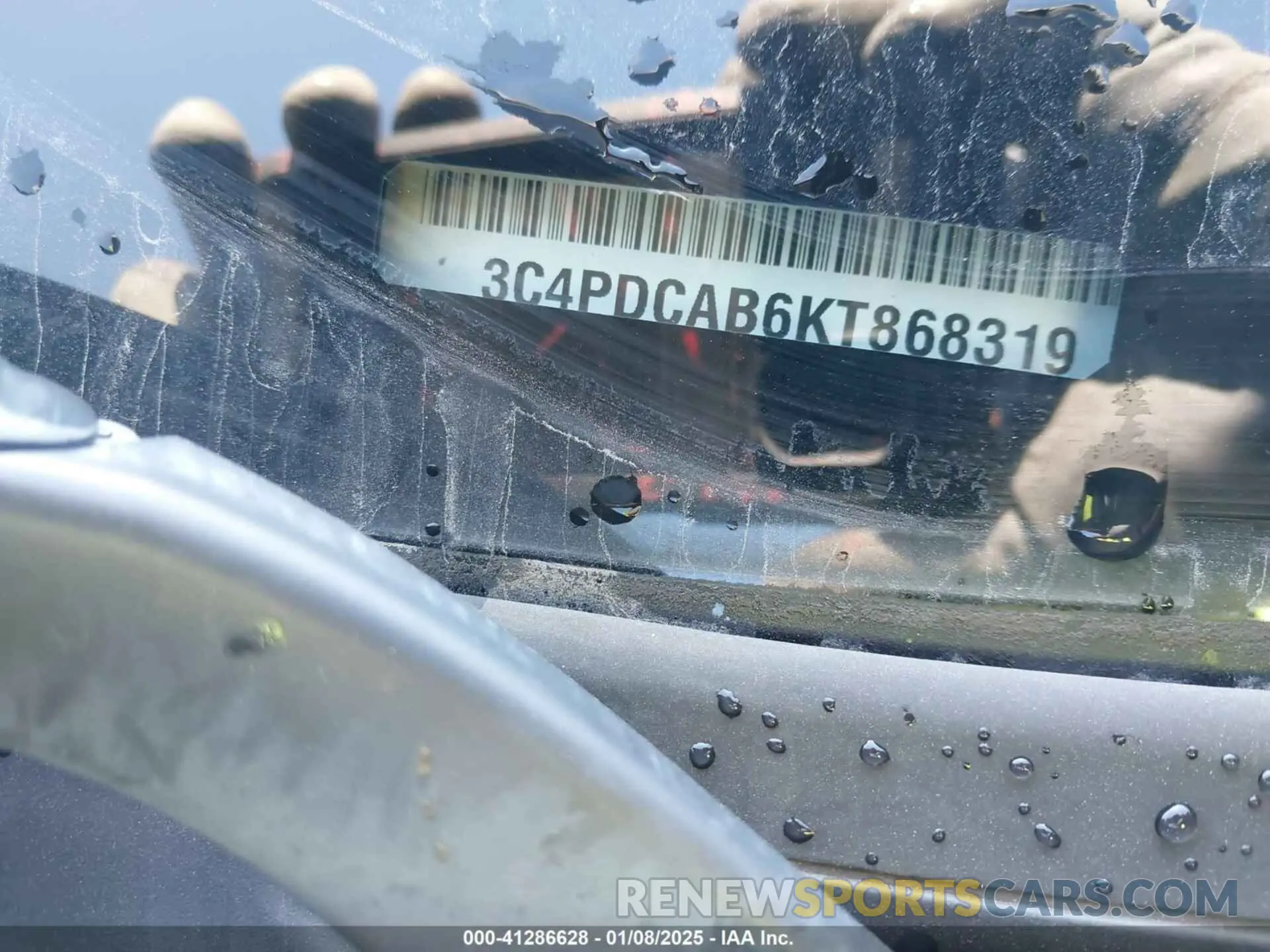 9 Photograph of a damaged car 3C4PDCAB6KT868319 DODGE JOURNEY 2019