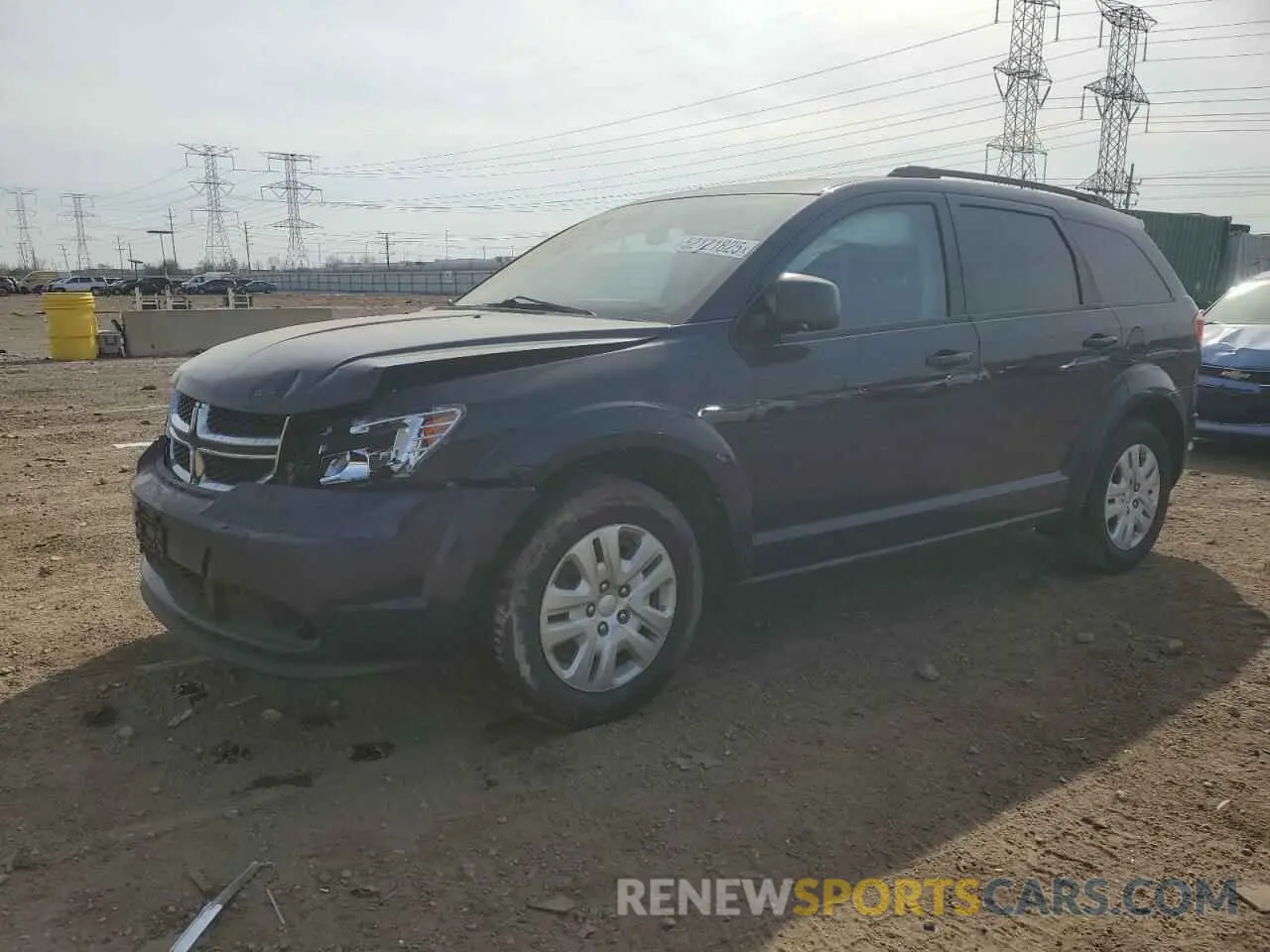 1 Photograph of a damaged car 3C4PDCAB7KT744298 DODGE JOURNEY 2019