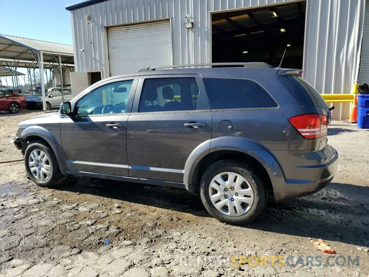 2 Photograph of a damaged car 3C4PDCAB7KT747038 DODGE JOURNEY 2019