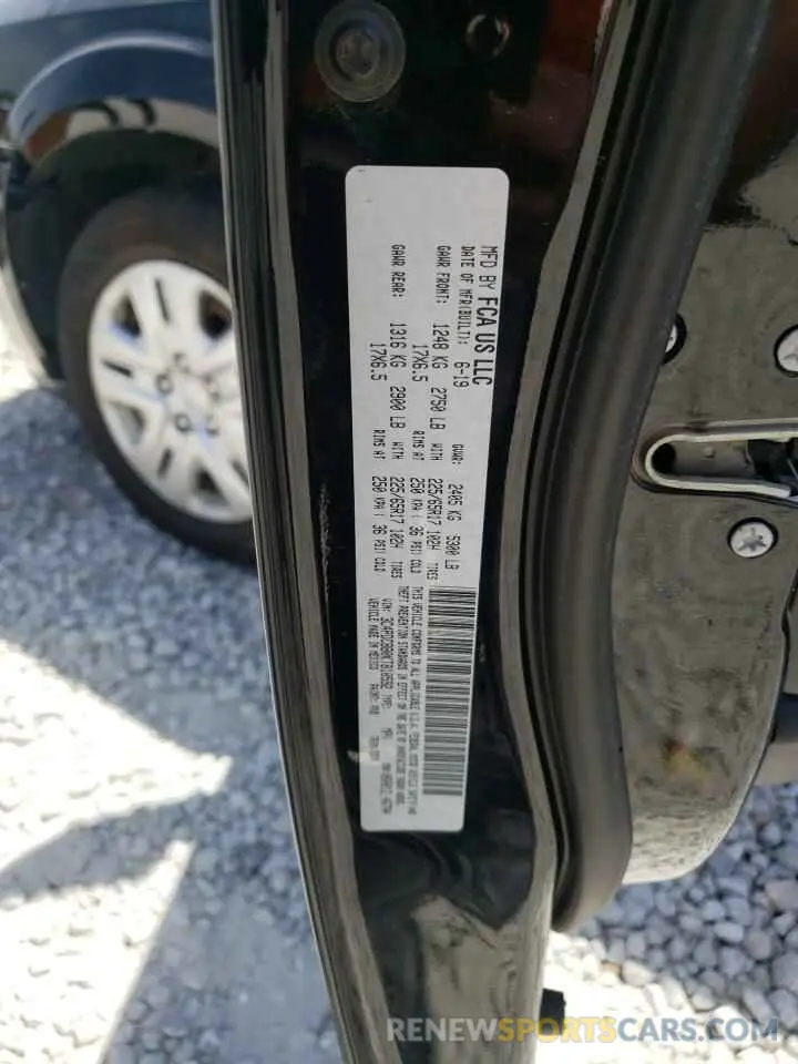 12 Photograph of a damaged car 3C4PDCBB0KT810592 DODGE JOURNEY 2019