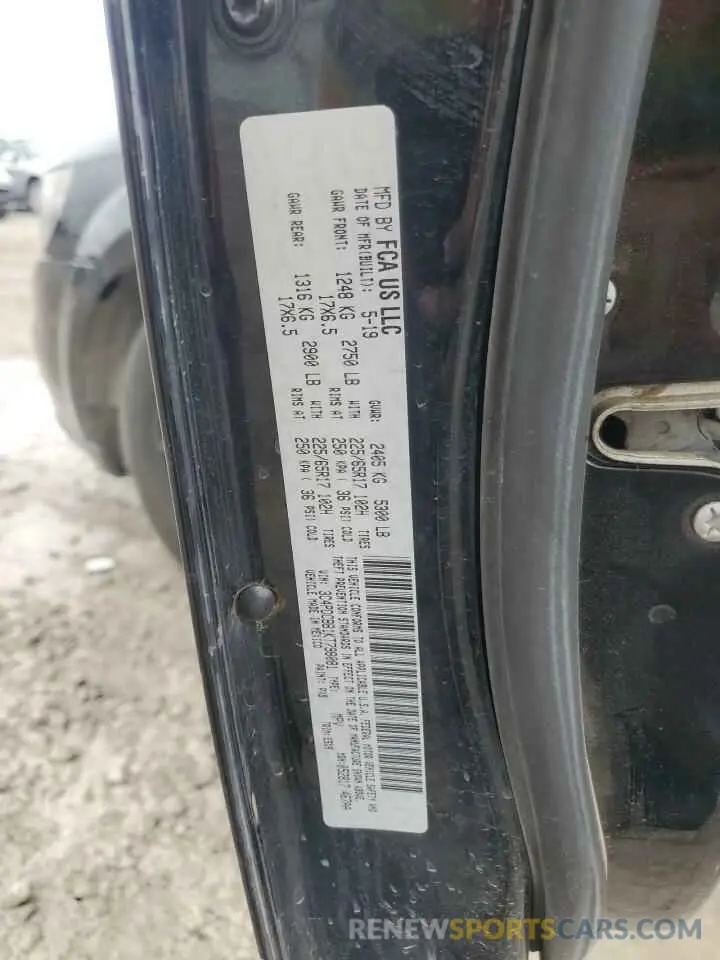 13 Photograph of a damaged car 3C4PDCBB1KT798081 DODGE JOURNEY 2019