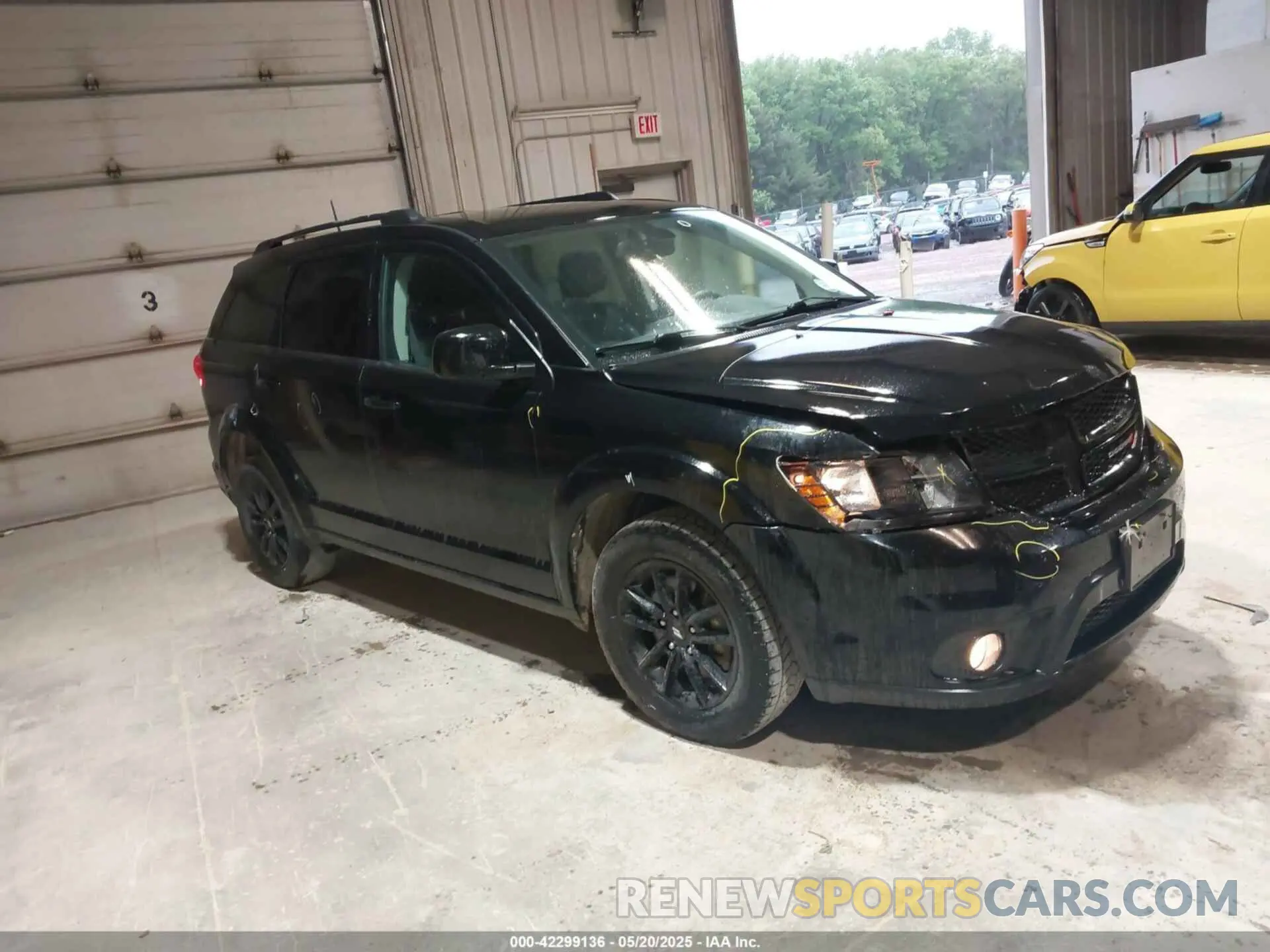 1 Photograph of a damaged car 3C4PDCBB1KT863253 DODGE JOURNEY 2019