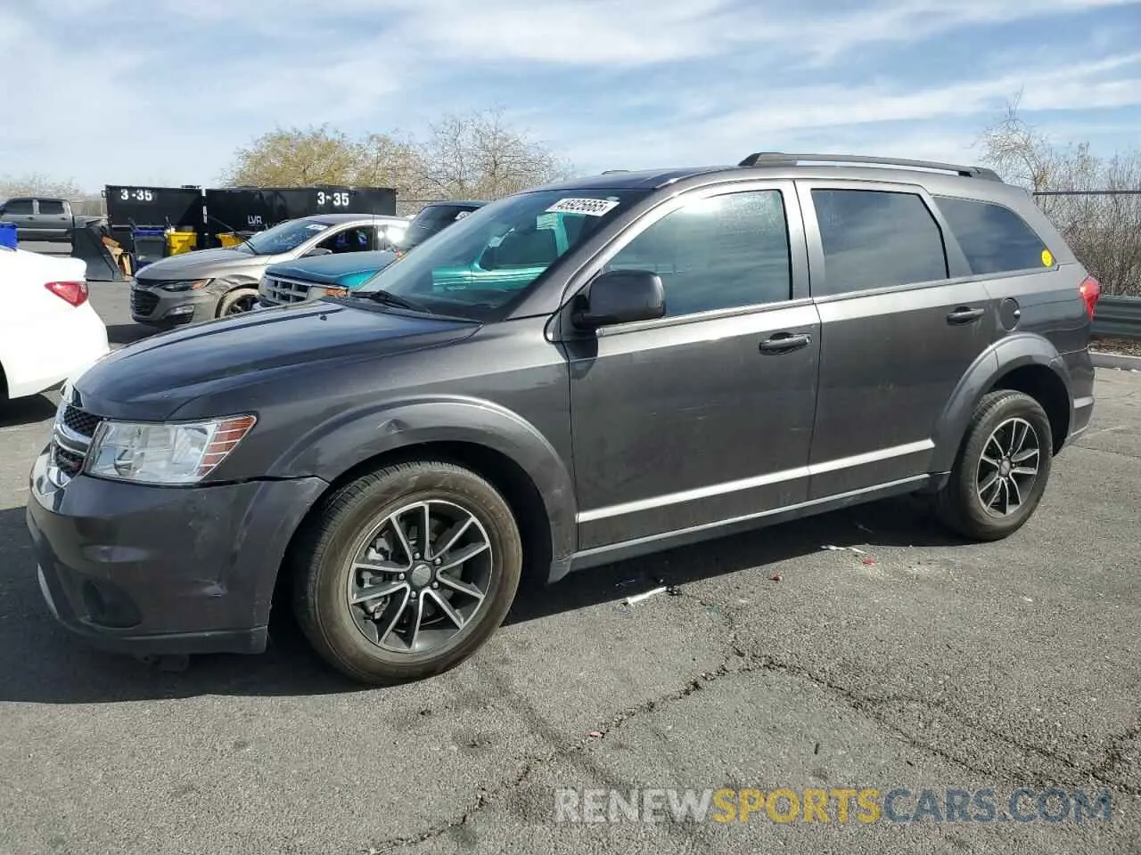 1 Photograph of a damaged car 3C4PDCBB2KT821156 DODGE JOURNEY 2019