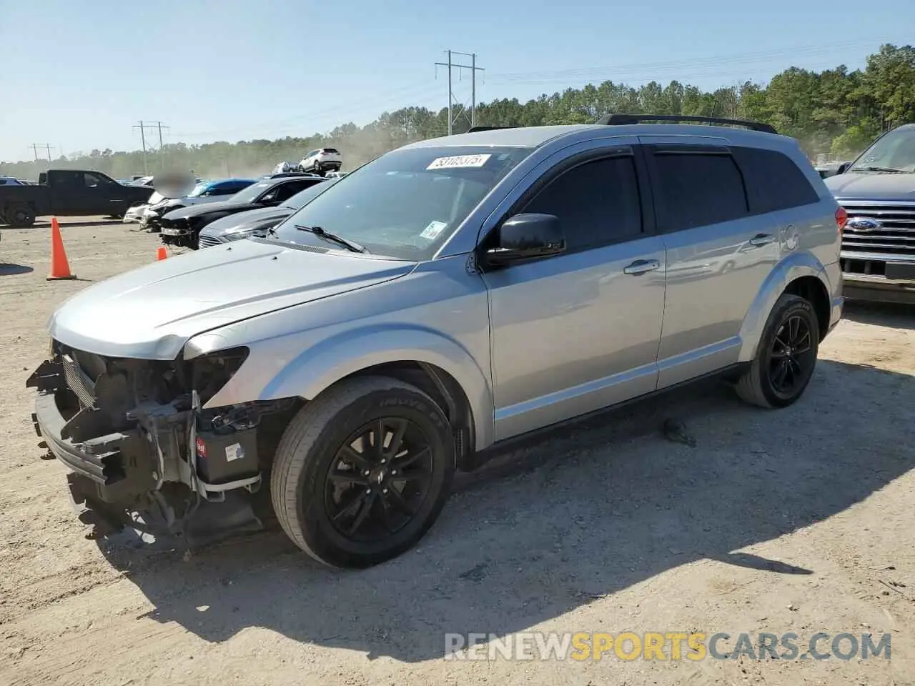 1 Photograph of a damaged car 3C4PDCBB2KT856876 DODGE JOURNEY 2019