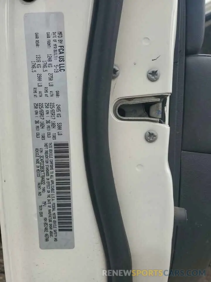 14 Photograph of a damaged car 3C4PDCBB3KT784022 DODGE JOURNEY 2019