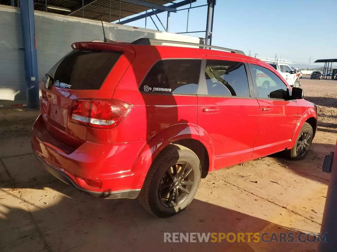 3 Photograph of a damaged car 3C4PDCBB3KT804155 DODGE JOURNEY 2019