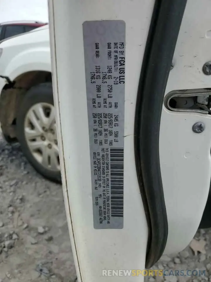 13 Photograph of a damaged car 3C4PDCBB4KT719132 DODGE JOURNEY 2019