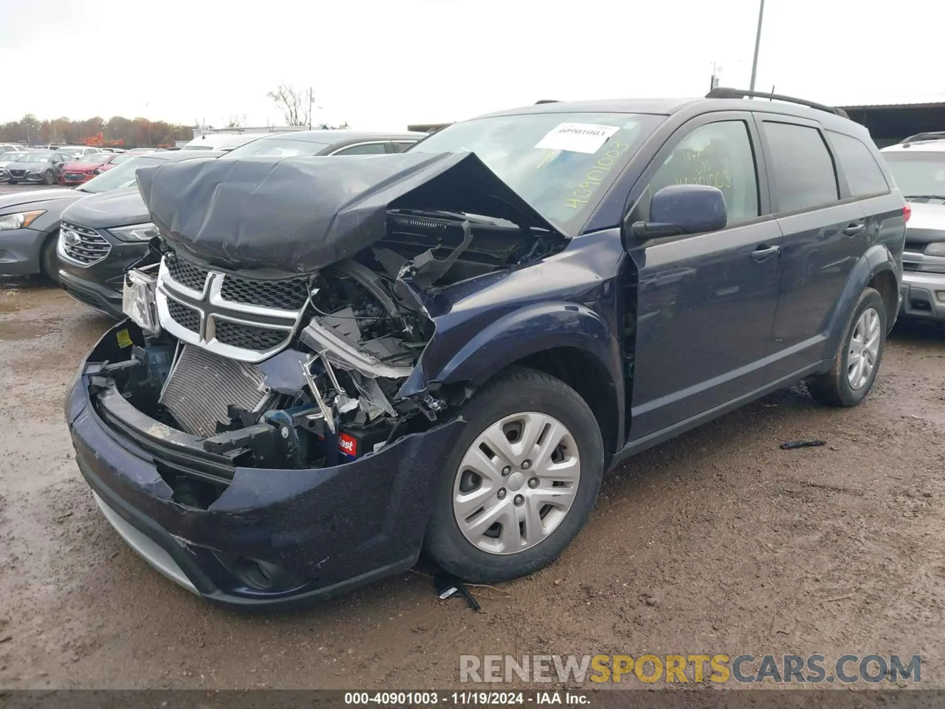 2 Photograph of a damaged car 3C4PDCBB5KT821412 DODGE JOURNEY 2019