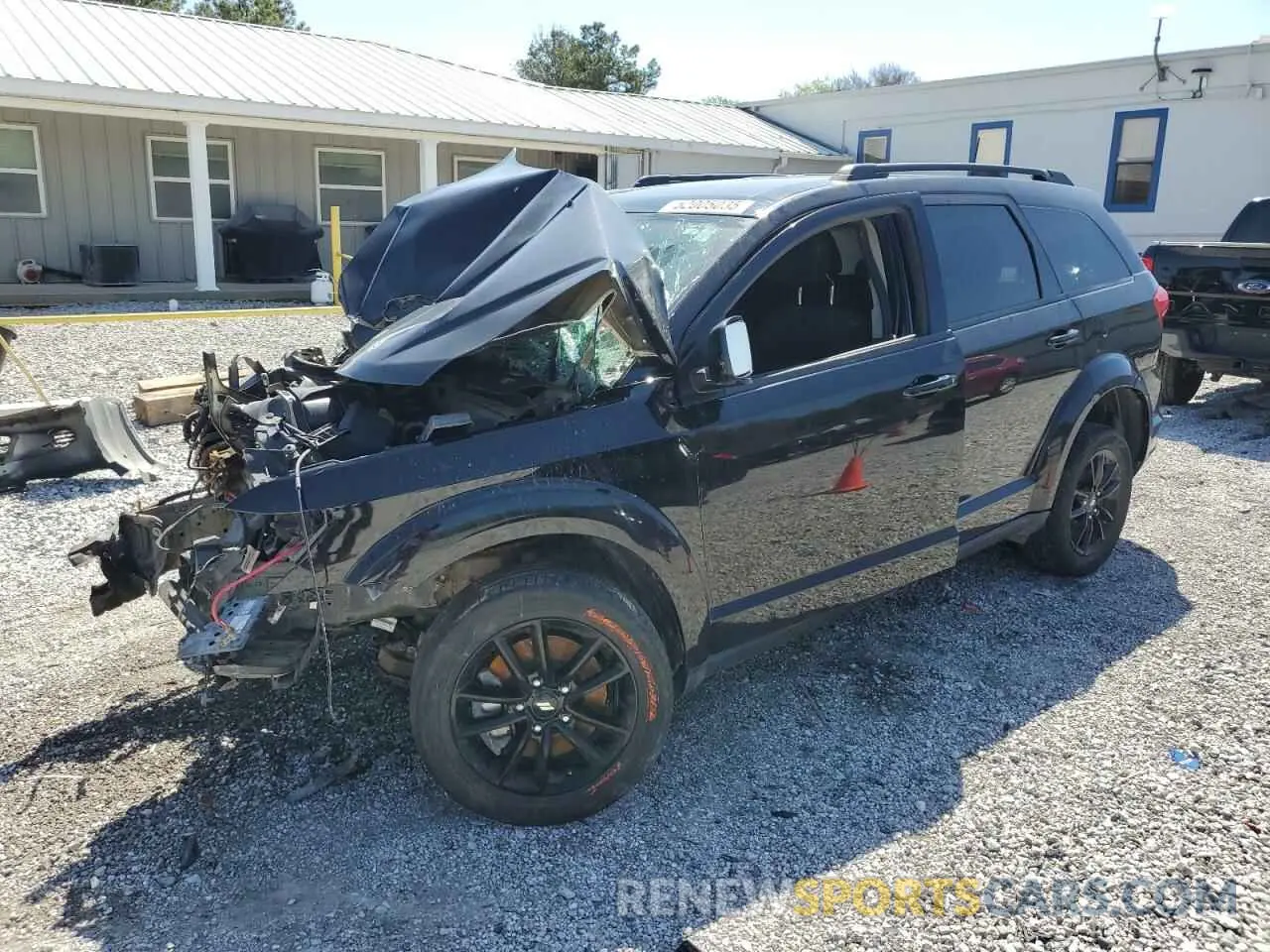 1 Photograph of a damaged car 3C4PDCBB5KT861344 DODGE JOURNEY 2019