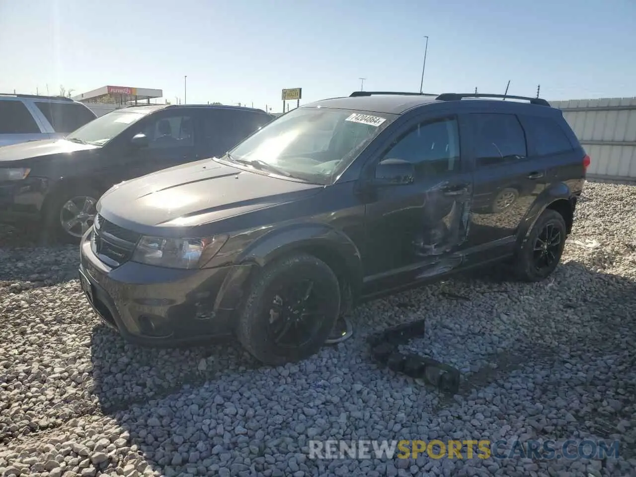 1 Photograph of a damaged car 3C4PDCBB6KT798058 DODGE JOURNEY 2019