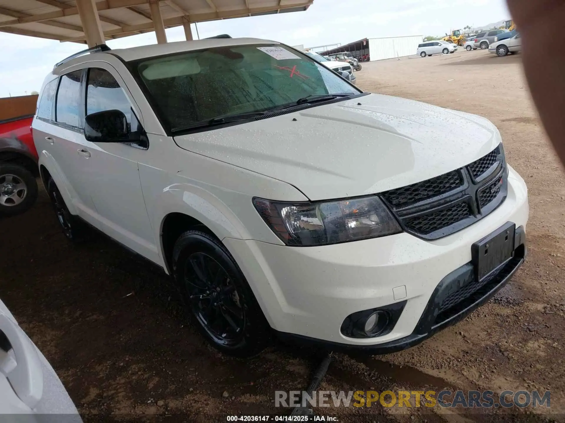 1 Photograph of a damaged car 3C4PDCBB7KT797842 DODGE JOURNEY 2019