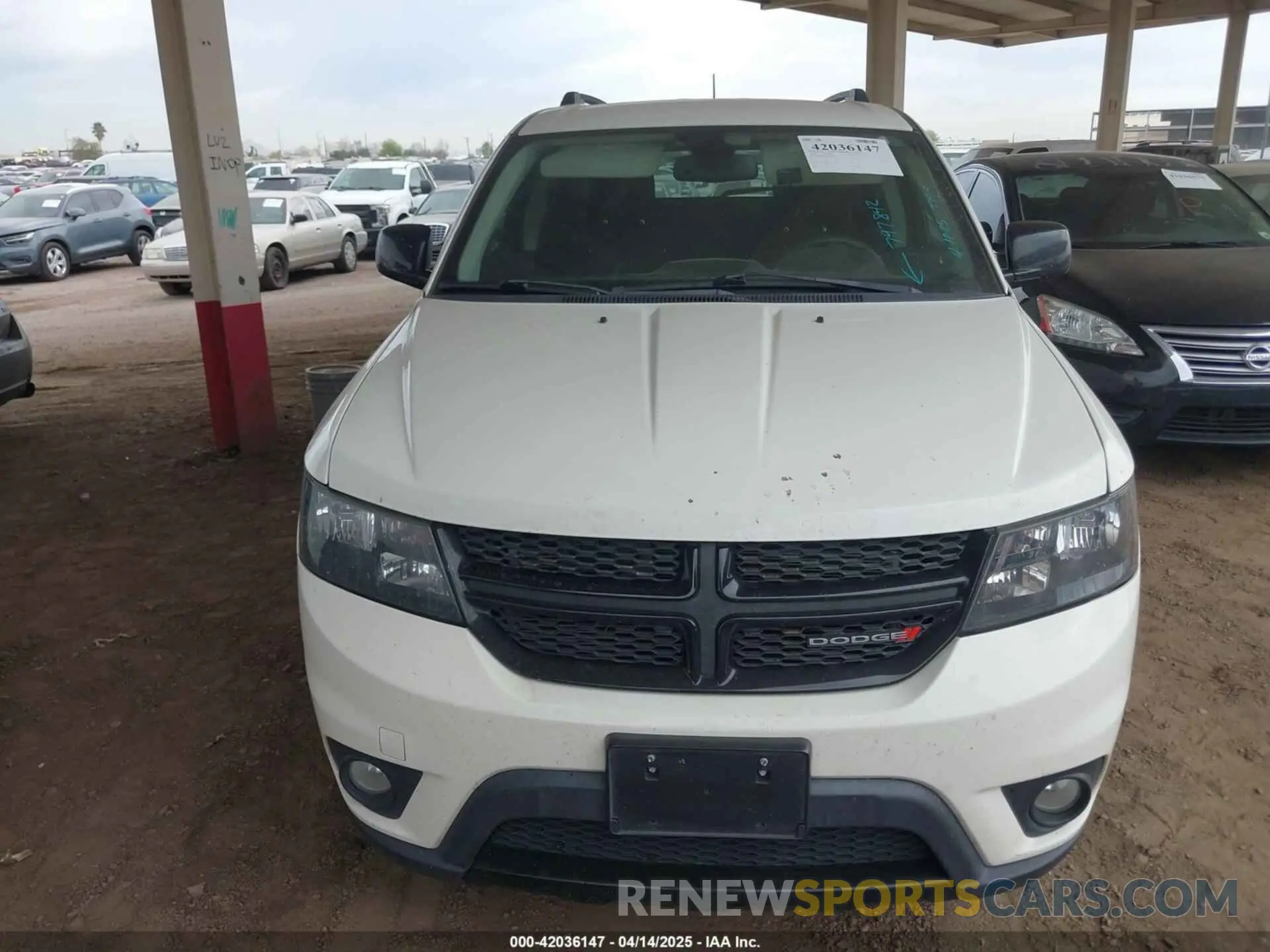 6 Photograph of a damaged car 3C4PDCBB7KT797842 DODGE JOURNEY 2019