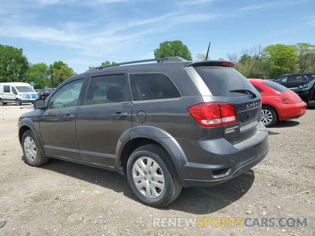 2 Photograph of a damaged car 3C4PDCBB8KT701555 DODGE JOURNEY 2019