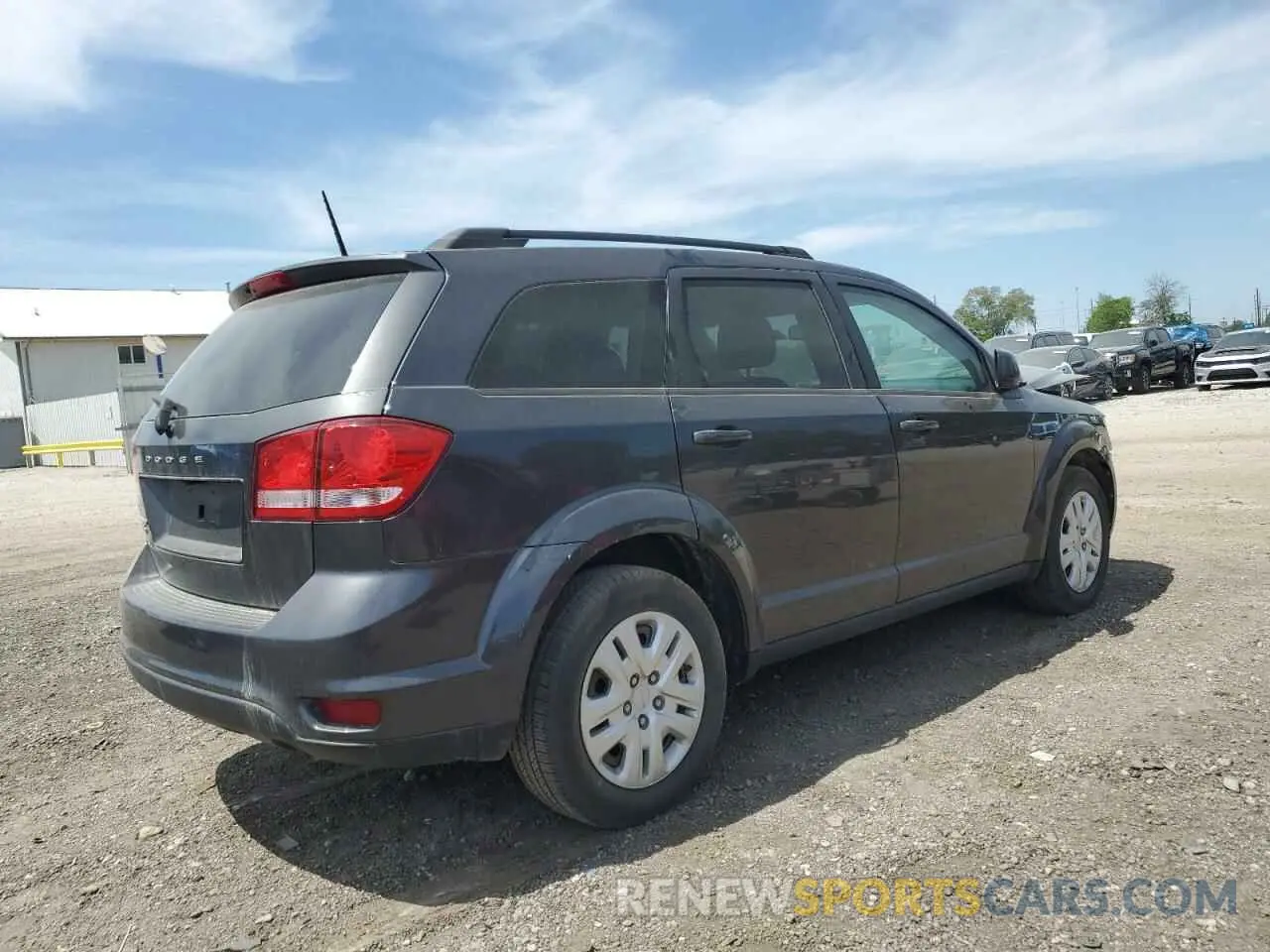 3 Photograph of a damaged car 3C4PDCBB8KT701555 DODGE JOURNEY 2019