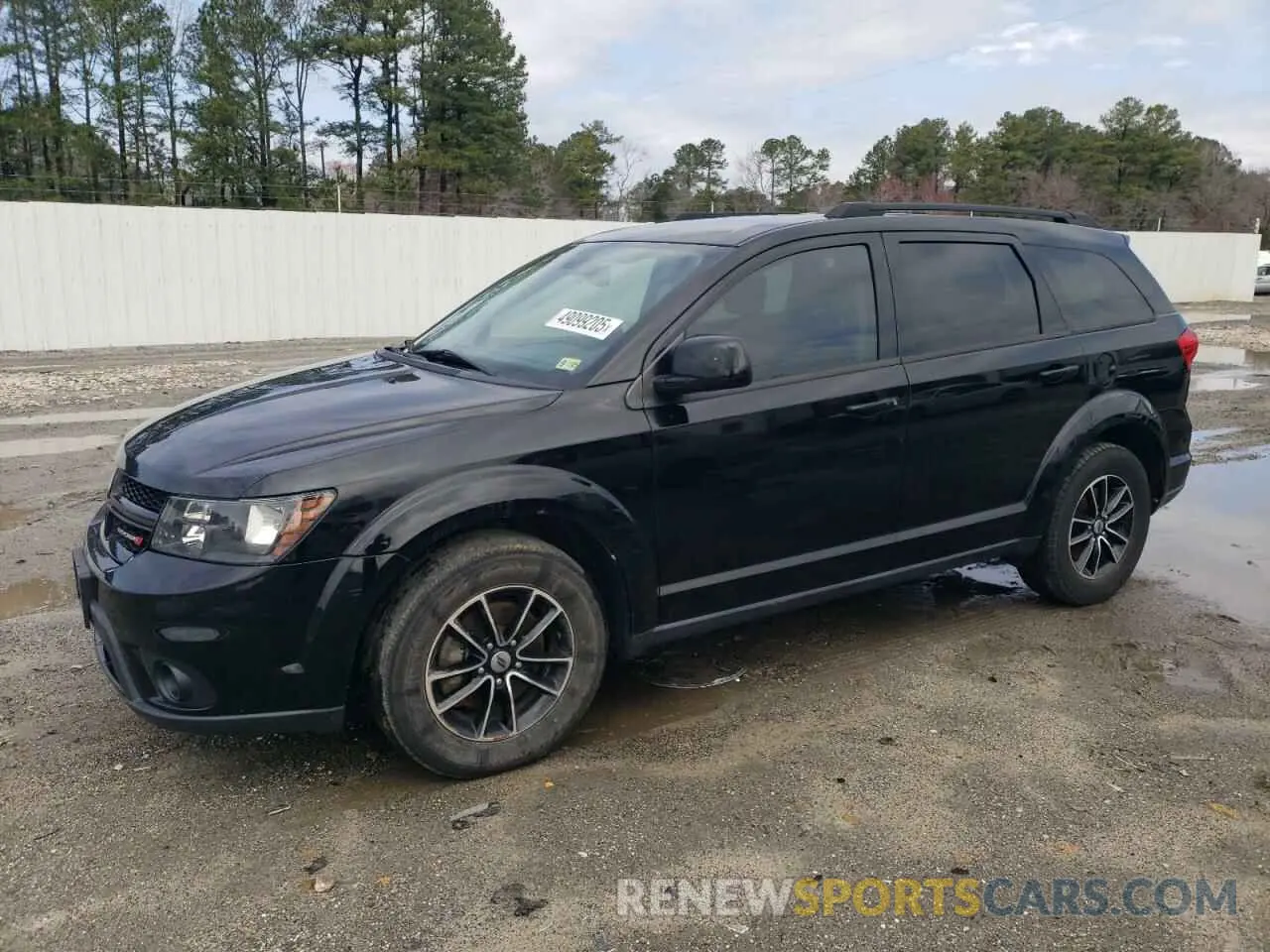 1 Photograph of a damaged car 3C4PDCBB9KT718543 DODGE JOURNEY 2019