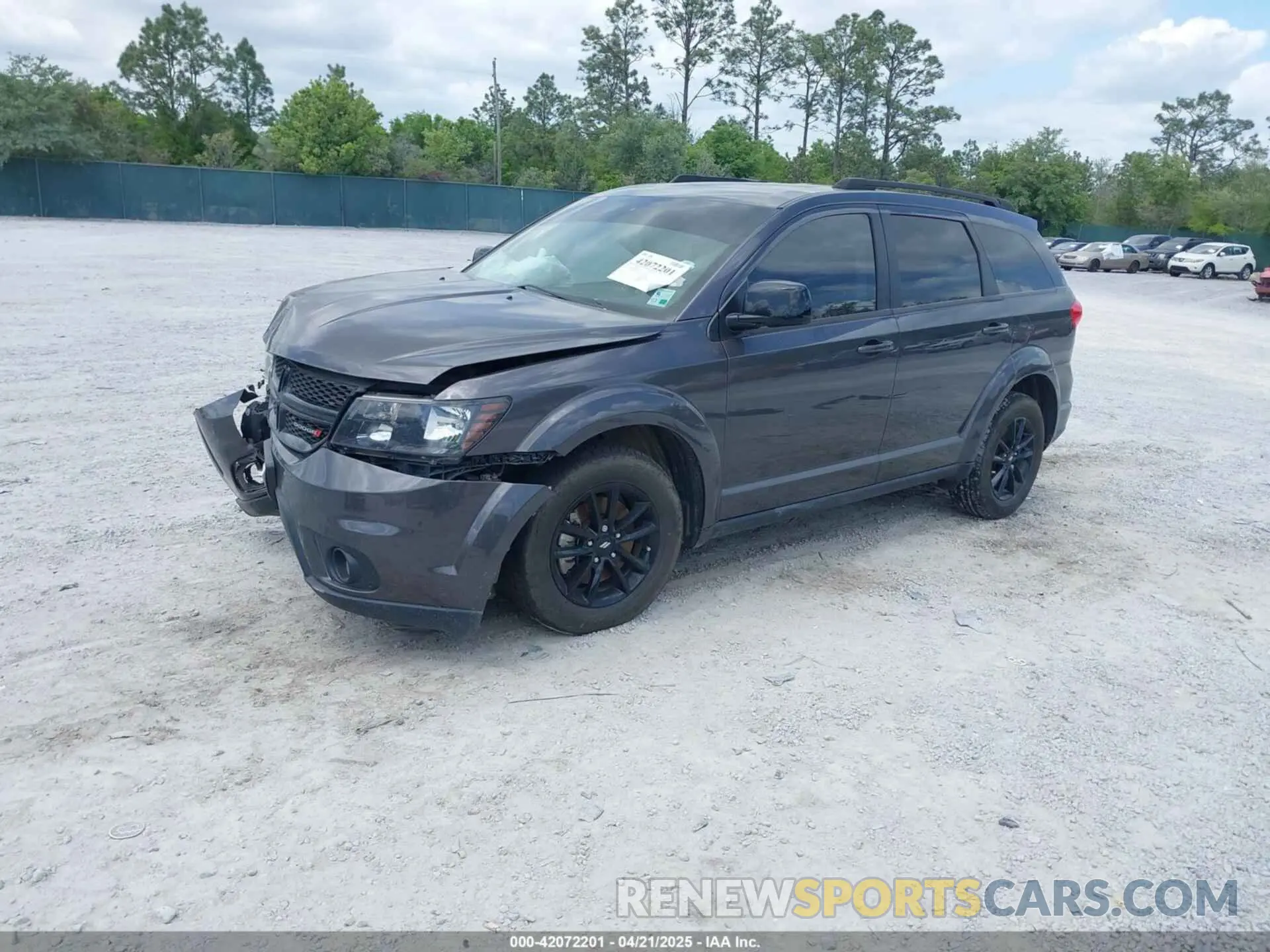 2 Photograph of a damaged car 3C4PDCBB9KT861427 DODGE JOURNEY 2019