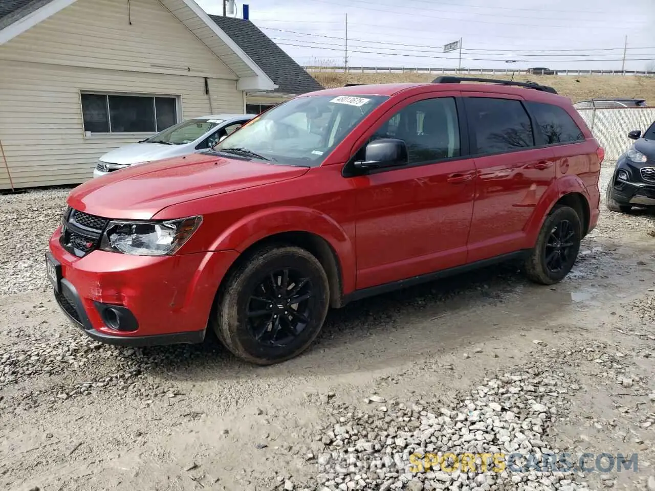 1 Photograph of a damaged car 3C4PDCBBXKT784275 DODGE JOURNEY 2019