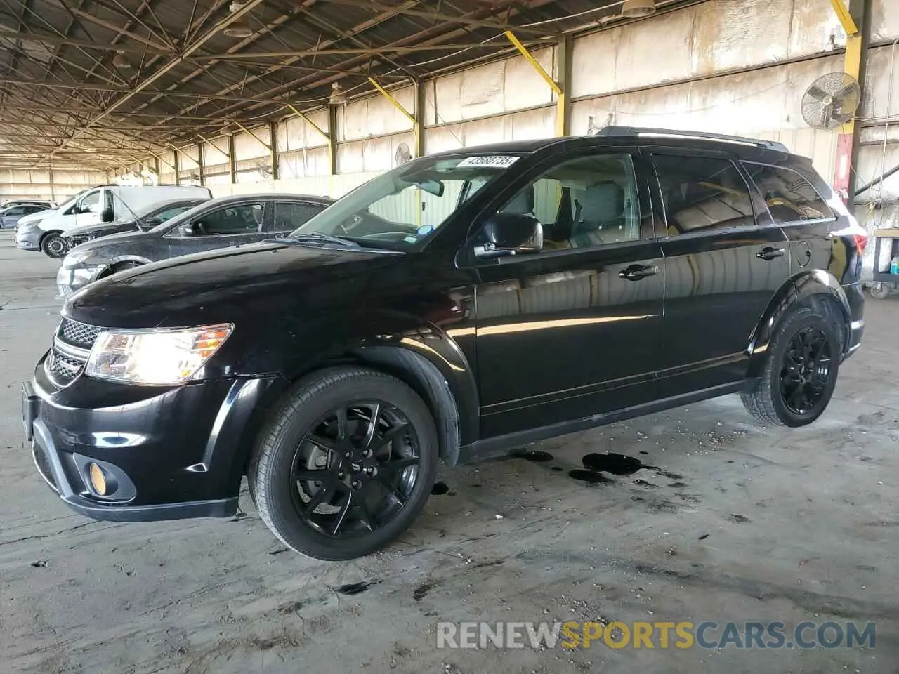 1 Photograph of a damaged car 3C4PDCBG0KT874921 DODGE JOURNEY 2019