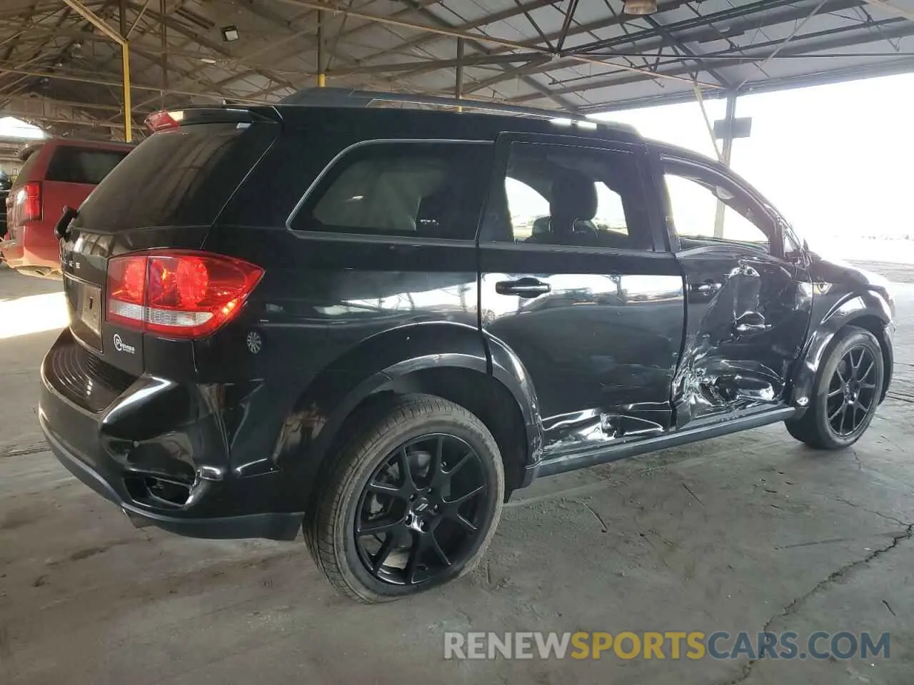 3 Photograph of a damaged car 3C4PDCBG0KT874921 DODGE JOURNEY 2019