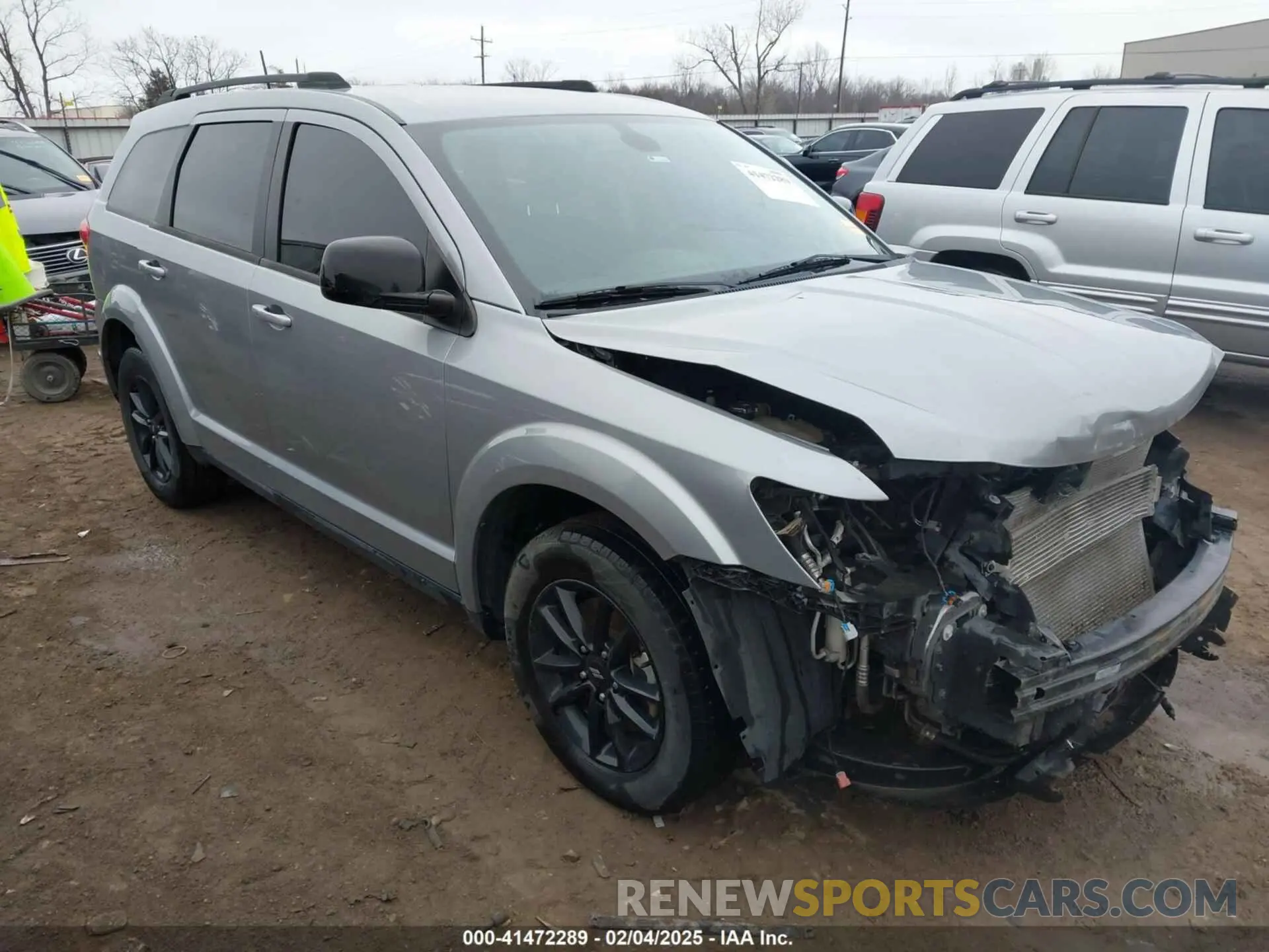 1 Photograph of a damaged car 3C4PDCBG9KT869149 DODGE JOURNEY 2019
