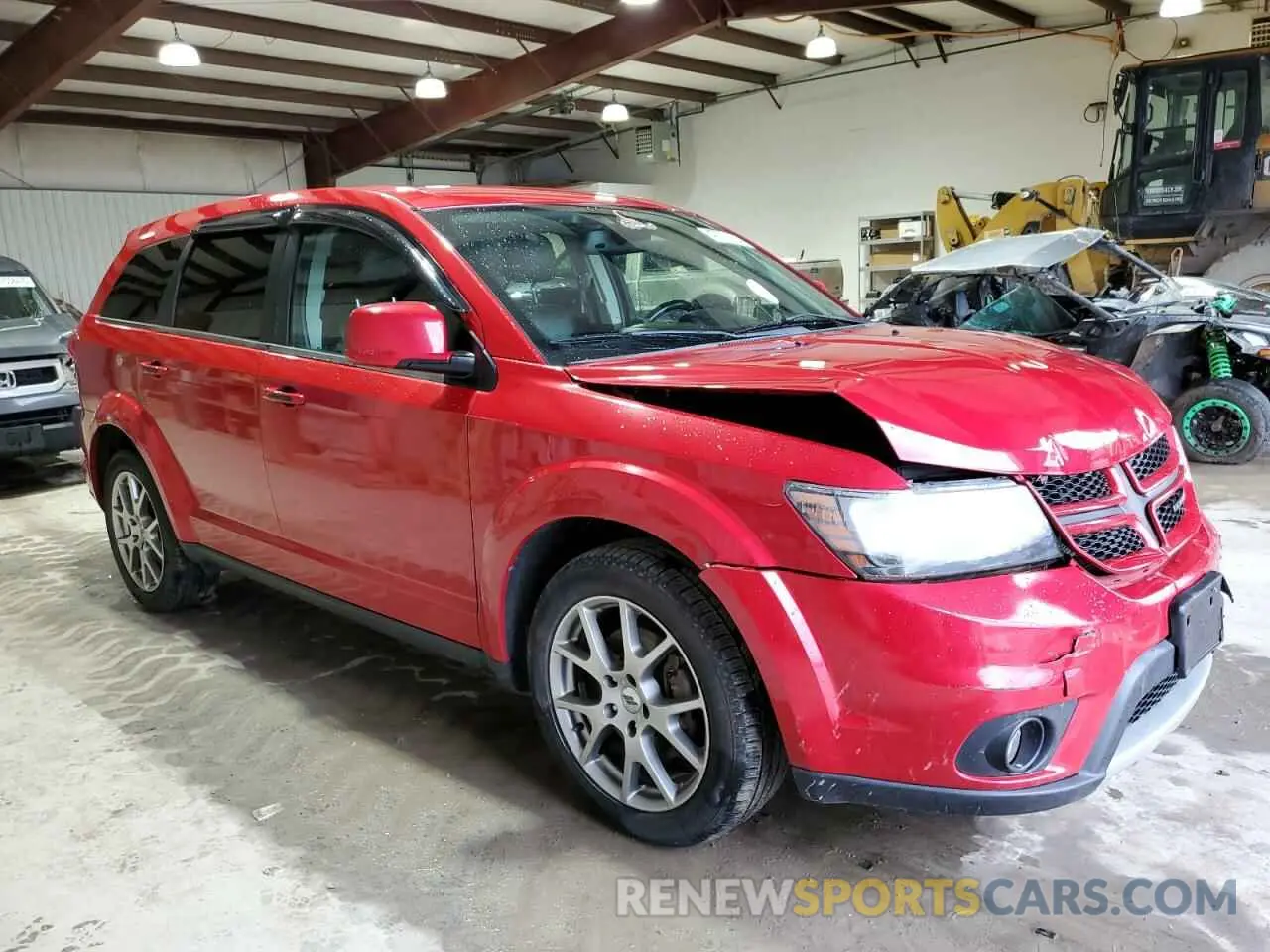 4 Photograph of a damaged car 3C4PDCEG8KT700638 DODGE JOURNEY 2019