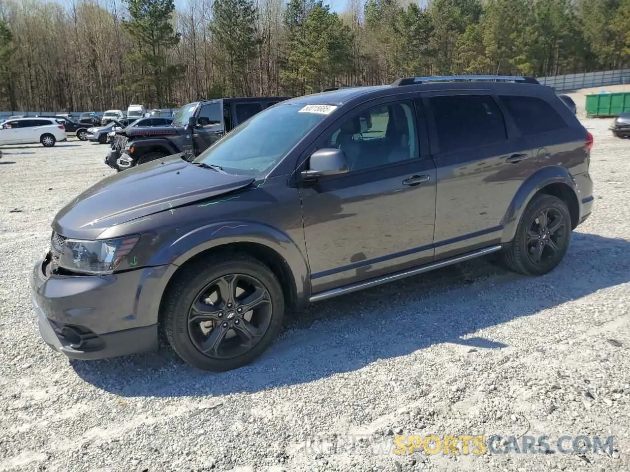1 Photograph of a damaged car 3C4PDCGB1KT869093 DODGE JOURNEY 2019