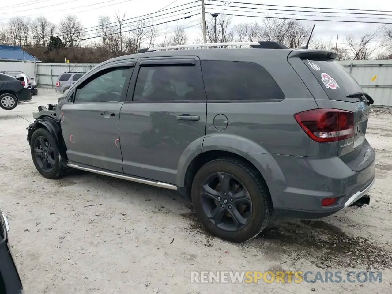2 Photograph of a damaged car 3C4PDCGB6KT798800 DODGE JOURNEY 2019
