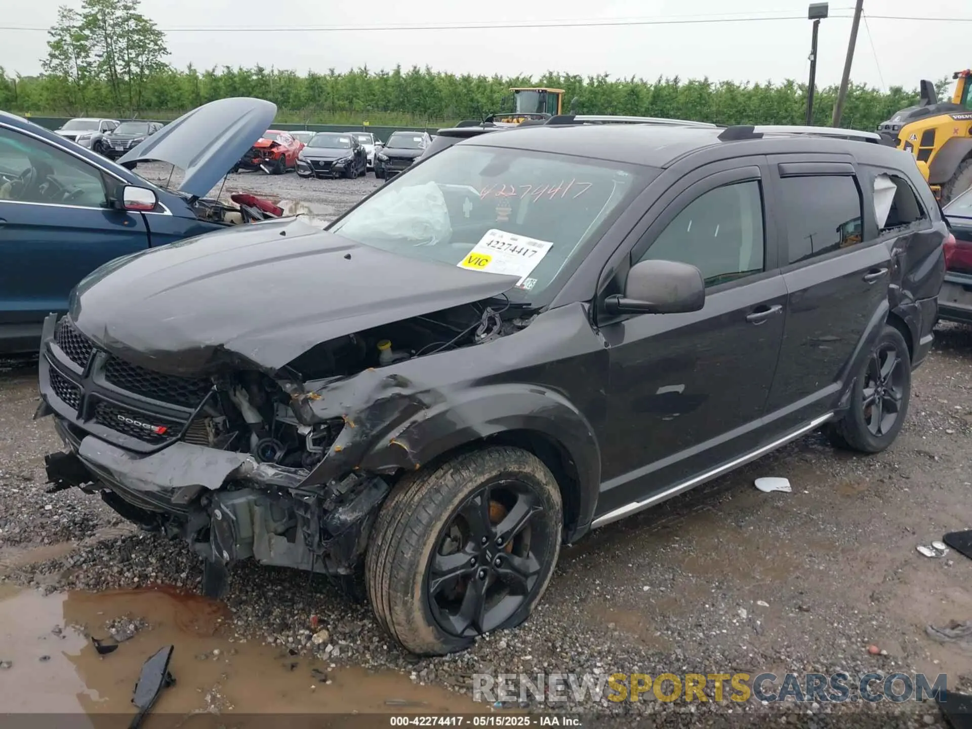 2 Photograph of a damaged car 3C4PDCGG0KT717656 DODGE JOURNEY 2019