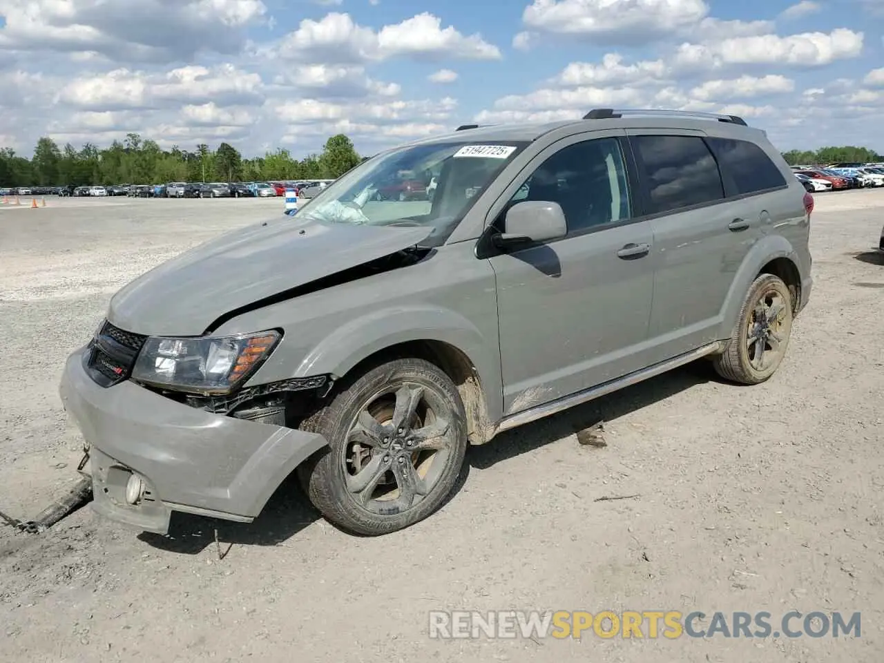 1 Photograph of a damaged car 3C4PDCGG1KT731467 DODGE JOURNEY 2019
