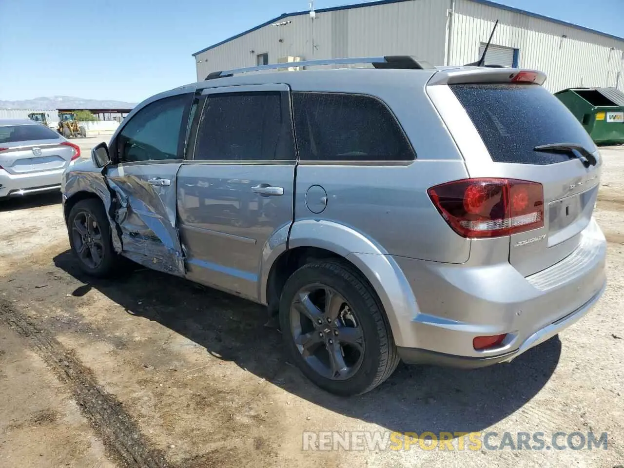2 Photograph of a damaged car 3C4PDCGG1KT797517 DODGE JOURNEY 2019