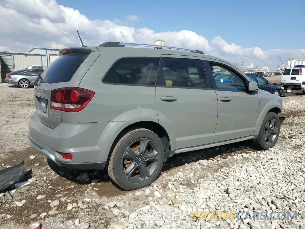 3 Photograph of a damaged car 3C4PDCGG1KT803607 DODGE JOURNEY 2019