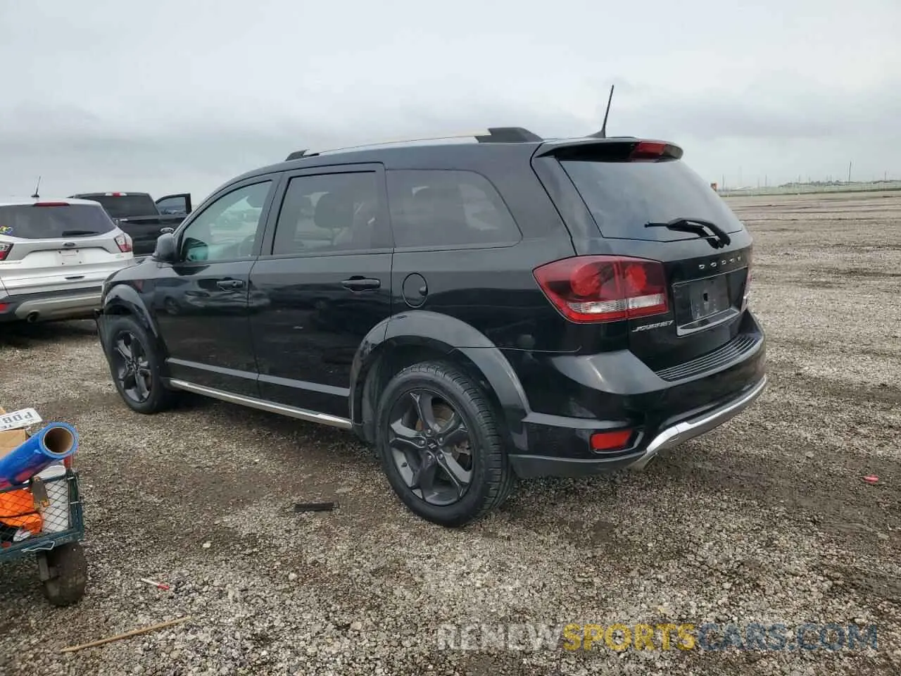 2 Photograph of a damaged car 3C4PDCGG2KT861581 DODGE JOURNEY 2019