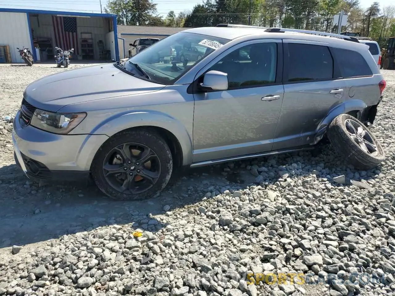 1 Photograph of a damaged car 3C4PDCGG2KT861645 DODGE JOURNEY 2019