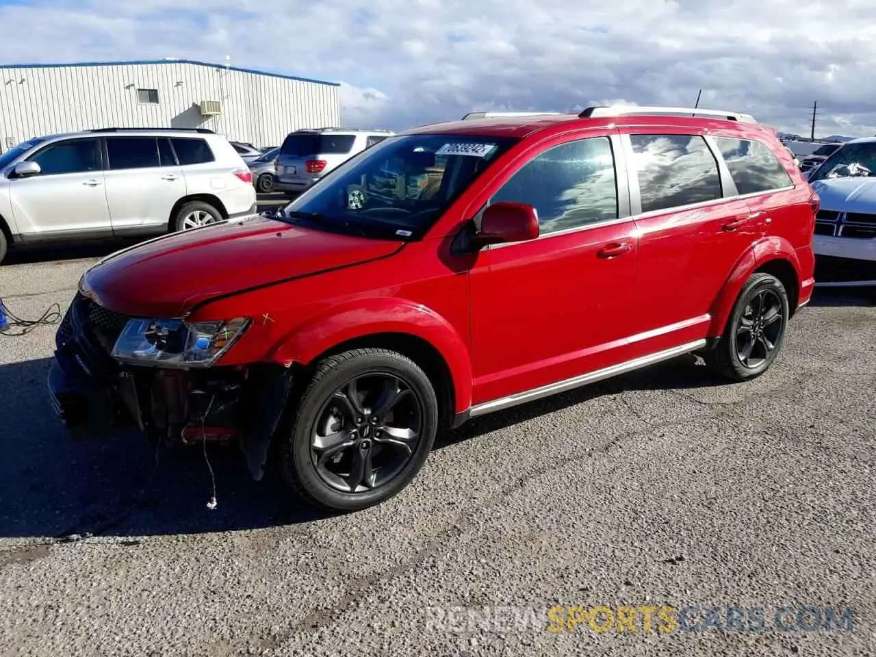 1 Photograph of a damaged car 3C4PDCGG5KT860876 DODGE JOURNEY 2019