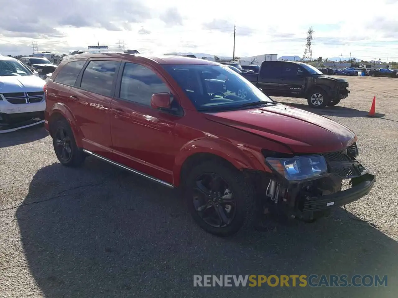 4 Photograph of a damaged car 3C4PDCGG5KT860876 DODGE JOURNEY 2019