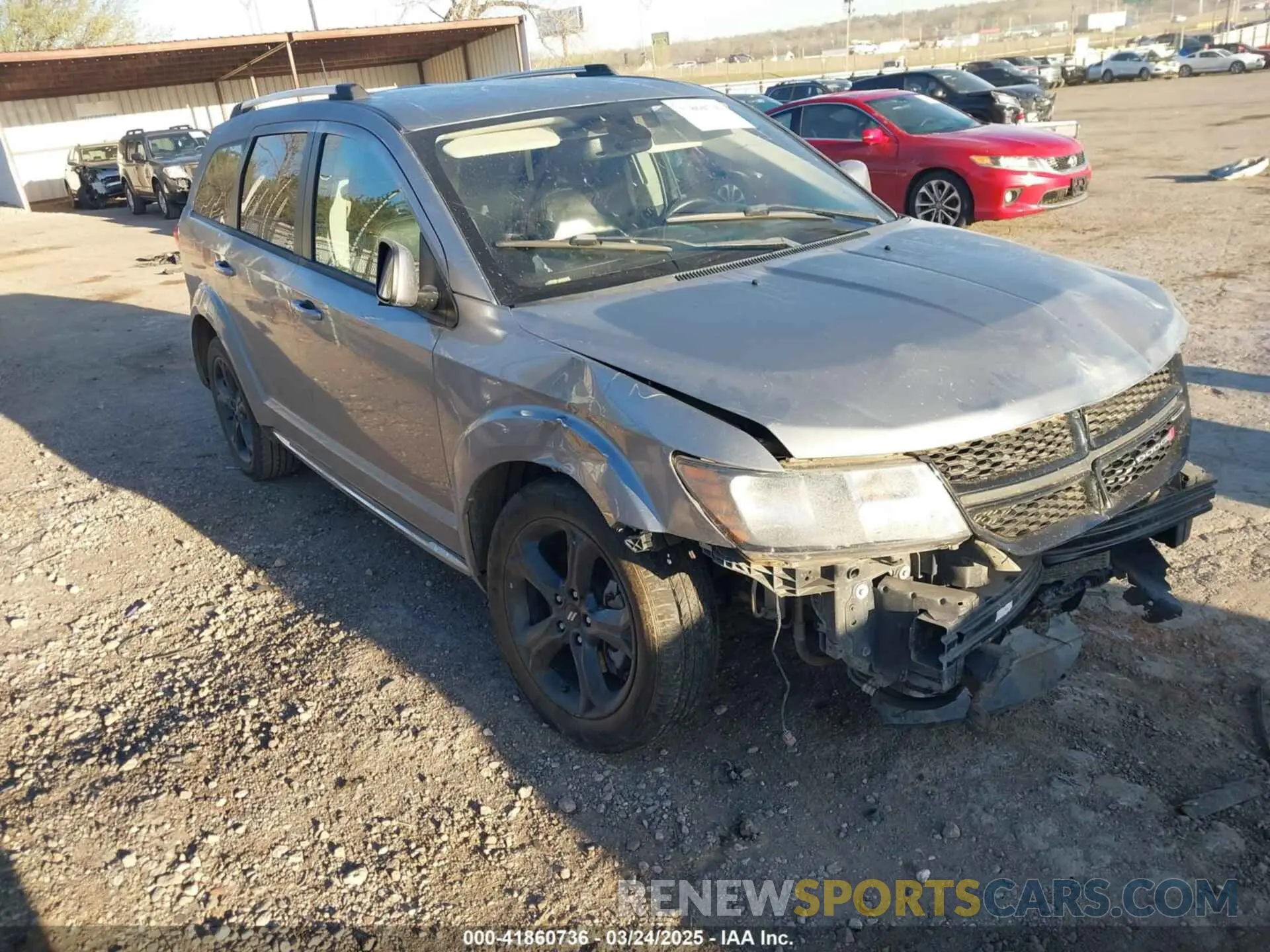 1 Photograph of a damaged car 3C4PDCGG8KT763560 DODGE JOURNEY 2019