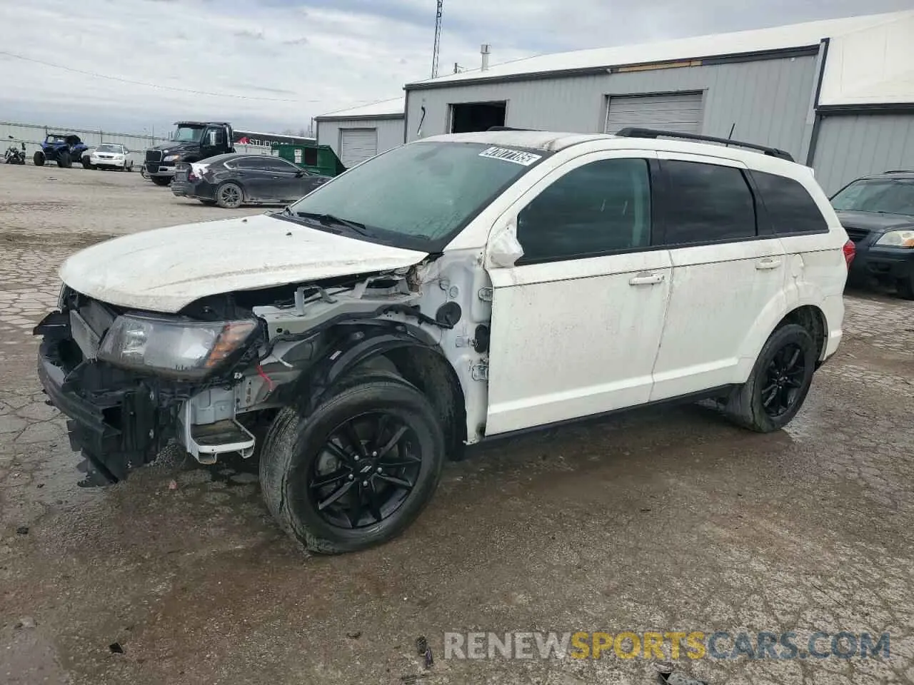 1 Photograph of a damaged car 3C4PDDBG0KT780057 DODGE JOURNEY 2019