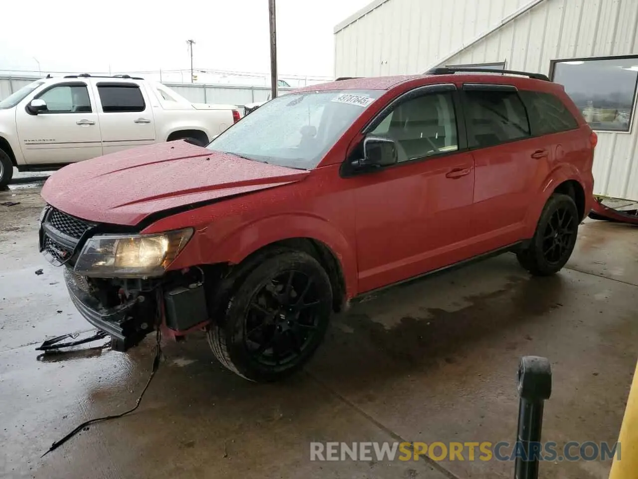 1 Photograph of a damaged car 3C4PDDBG1KT789866 DODGE JOURNEY 2019