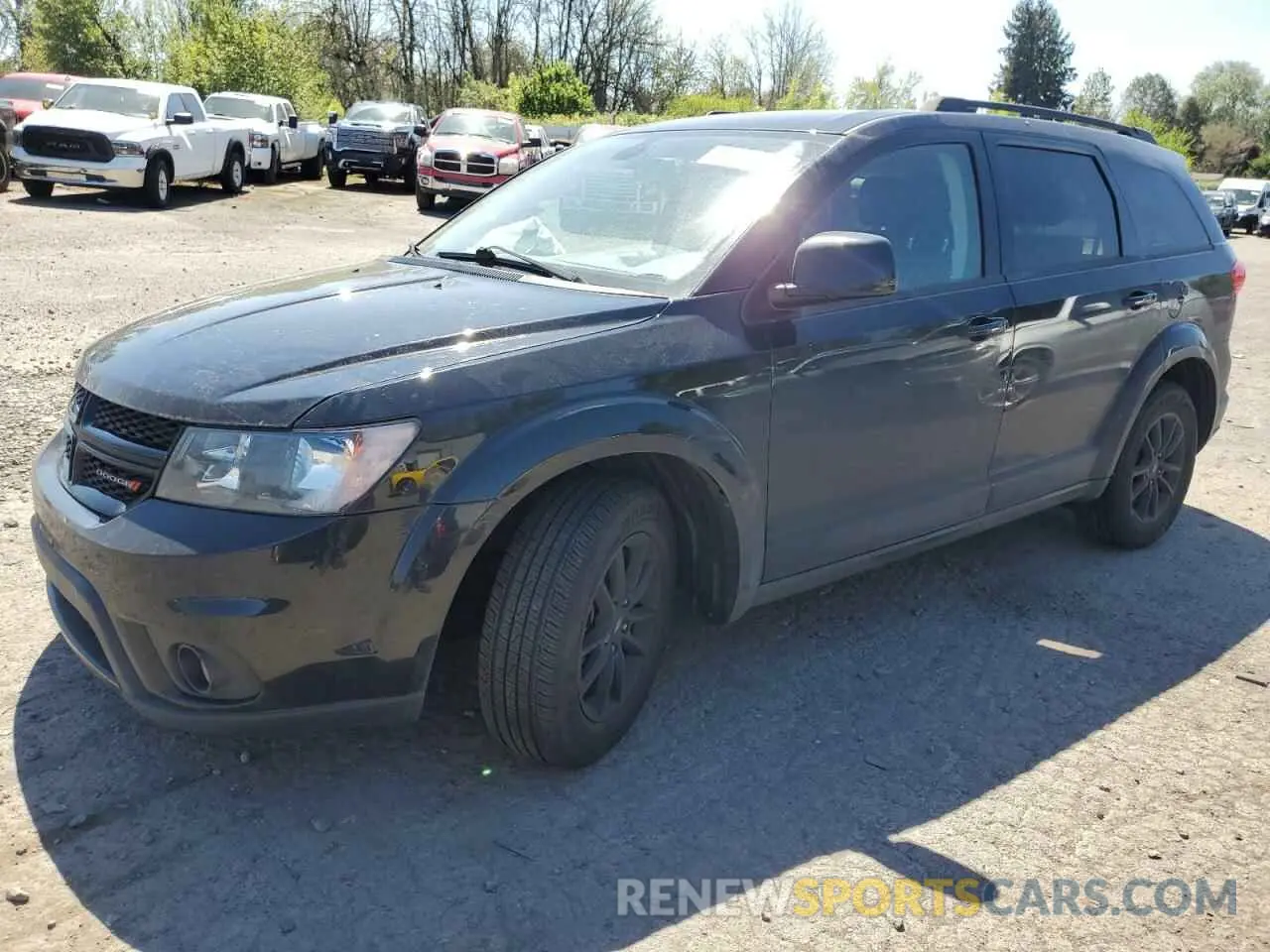 1 Photograph of a damaged car 3C4PDDBG1KT849001 DODGE JOURNEY 2019