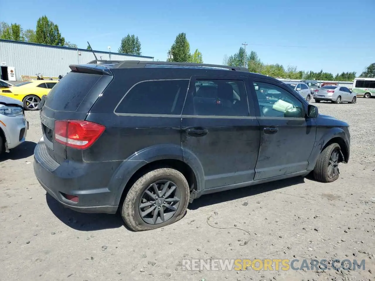 3 Photograph of a damaged car 3C4PDDBG1KT849001 DODGE JOURNEY 2019