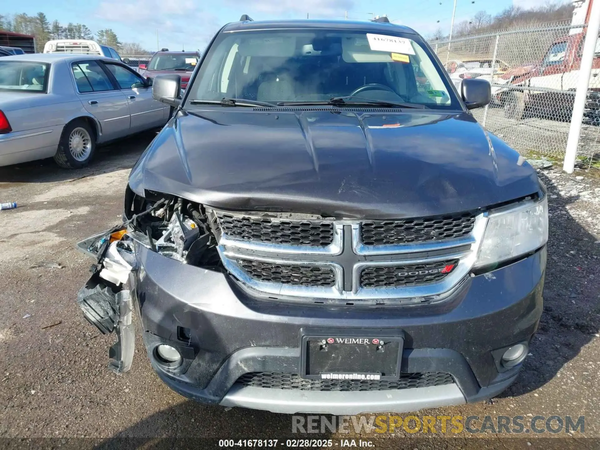6 Photograph of a damaged car 3C4PDDBG2KT775054 DODGE JOURNEY 2019