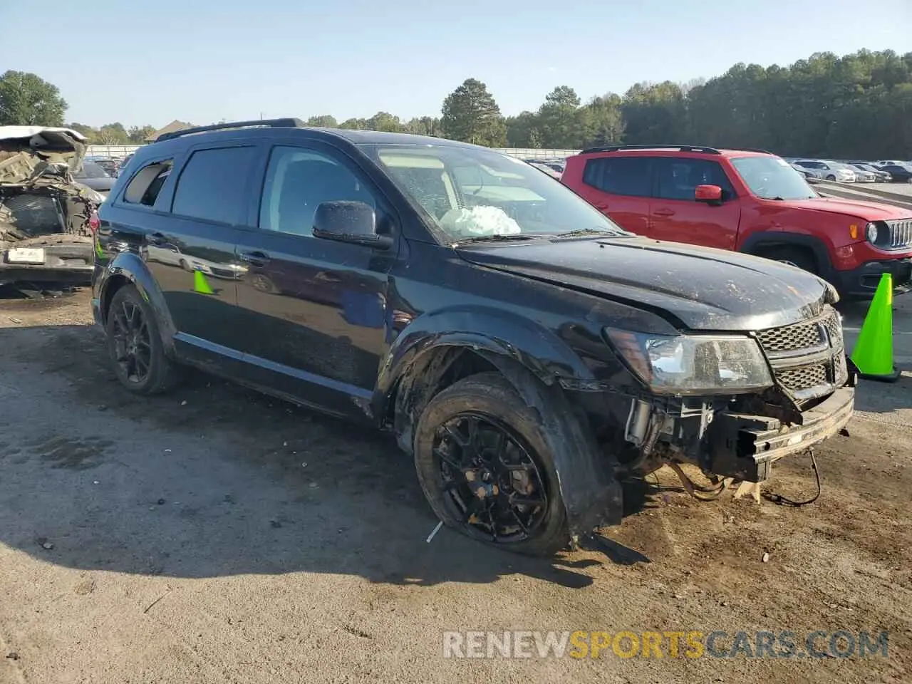 4 Photograph of a damaged car 3C4PDDEG0KT739262 DODGE JOURNEY 2019
