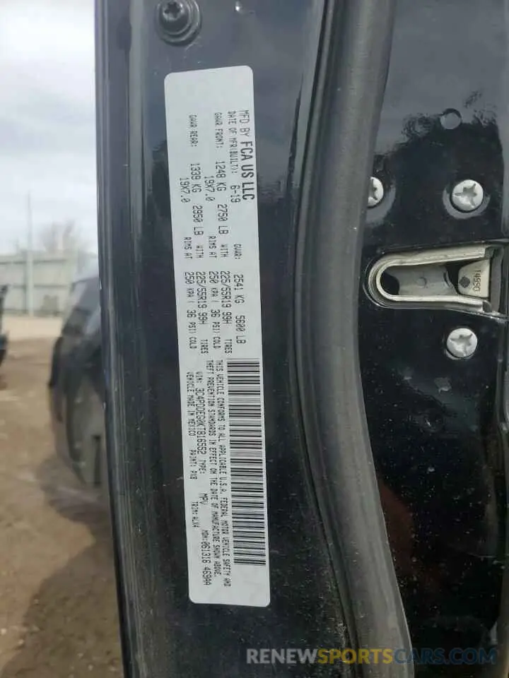 13 Photograph of a damaged car 3C4PDDEG0KT816552 DODGE JOURNEY 2019