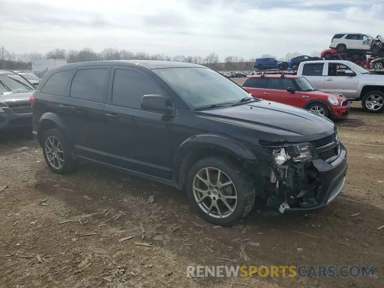 4 Photograph of a damaged car 3C4PDDEG0KT816552 DODGE JOURNEY 2019