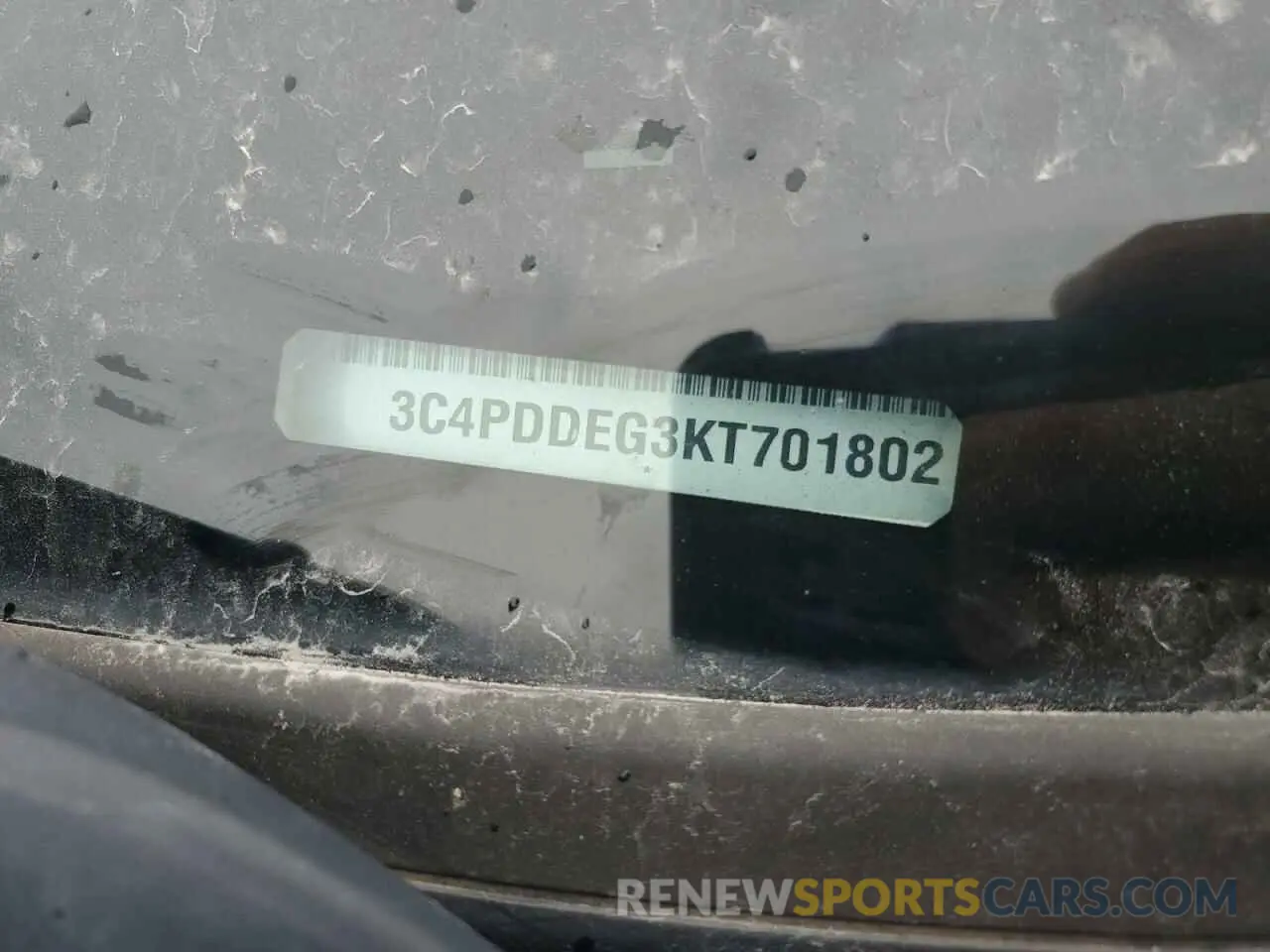 14 Photograph of a damaged car 3C4PDDEG3KT701802 DODGE JOURNEY 2019