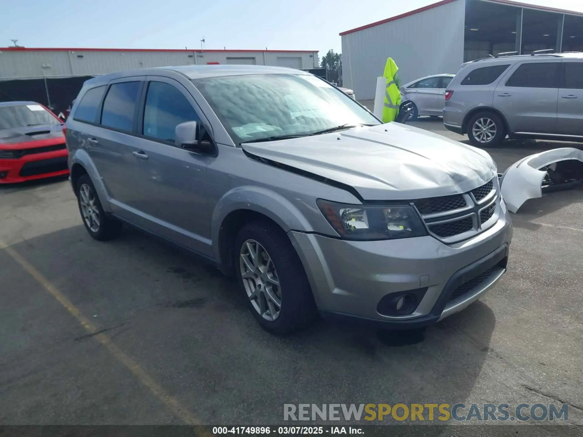 1 Photograph of a damaged car 3C4PDDEG3KT738784 DODGE JOURNEY 2019