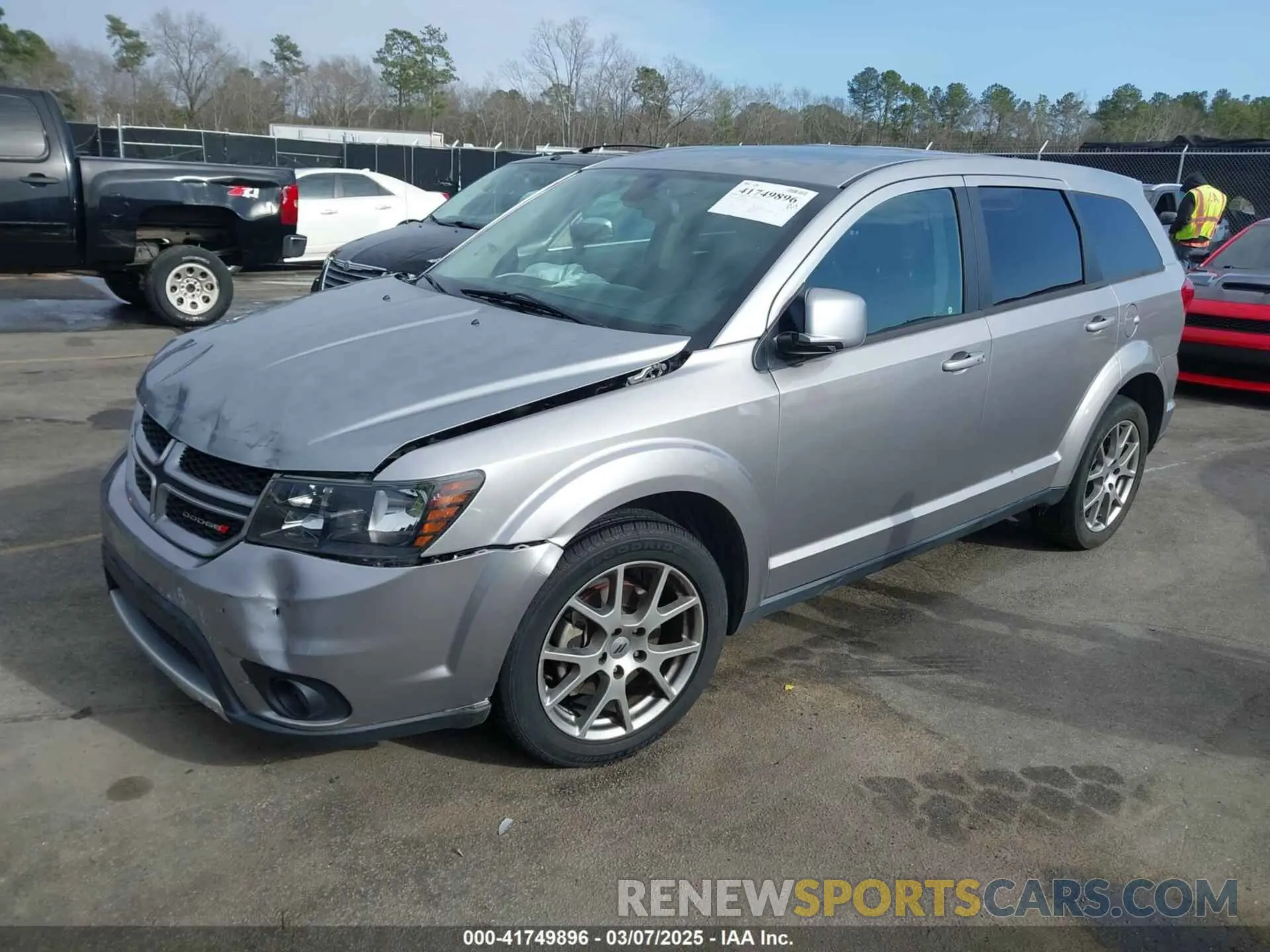2 Photograph of a damaged car 3C4PDDEG3KT738784 DODGE JOURNEY 2019